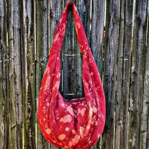 UO bleached sweatshirt bag